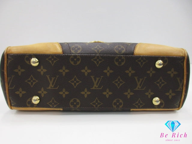 ルイ ヴィトン LOUIS VUITTON モノグラム ビバリー MM M40121 茶 ブラウン LV ロゴ ハンドバッグ ワン ショルダーバッグ  PVC レザー 鞄 【中古】【送料無料】 bk10205