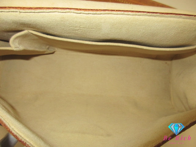 ルイ ヴィトン LOUIS VUITTON モノグラム ビバリー MM M40121 茶 ブラウン LV ロゴ ハンドバッグ ワン ショルダーバッグ  PVC レザー 鞄 【中古】【送料無料】 bk10205