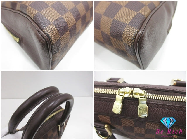 ルイ ヴィトン LOUIS VUITTON ハンドバッグ ダミエ ブレラ N51150 エベヌ ブラウン 茶 PVC レザー ロゴ ショルダーバッグ 手提げ 鞄  【中古】【送料無料】 bk10213
