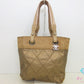 シャネル CHANEL パリビアリッツ トート PM A34208 トートバッグ ベージュ ゴールド PVC レザー シルバー金具 ココマーク CC ロゴ ハンドバッグ 鞄 【中古】【送料無料】 bk10215