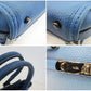 コーチ COACH スワッガー 21 キャリーオール 37444 2way ミニ ハンドバッグ ショルダーバッグ ラピス ブルー 青 レザー ロゴ 鞄 SWAGGER  【中古】【送料無料】 bk10218