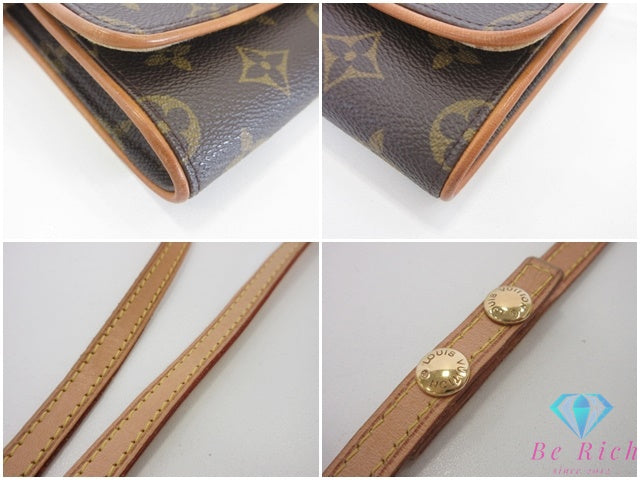 ルイ ヴィトン LOUIS VUITTON モノグラム ポシェット ツイン GM M51852 ショルダー クラッチ バッグ ウエスト ポーチ クロスボディ 斜め掛け 2way 鞄 【中古】【送料無料】bk10230