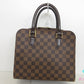 ルイ ヴィトン LOUIS VUITTON ハンドバッグ ダミエ トリアナ N51155 エベヌ ブラウン 茶 PVC レザー ショルダーバッグ 鞄 【中古】【送料無料】 bk10235