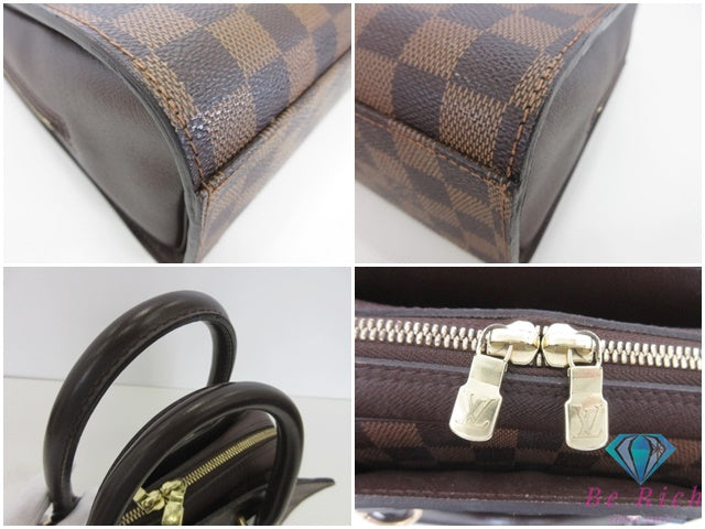 ルイ ヴィトン LOUIS VUITTON ハンドバッグ ダミエ トリアナ N51155 エベヌ ブラウン 茶 PVC レザー ショルダーバッグ 鞄 【中古】【送料無料】 bk10235