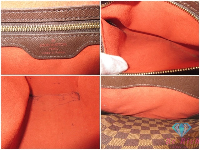 ルイ ヴィトン LOUIS VUITTON ハンドバッグ ダミエ トリアナ N51155 エベヌ ブラウン 茶 PVC レザー ショルダーバッグ 鞄 【中古】【送料無料】 bk10235