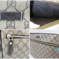グッチ GUCCI ショルダーバッグ 211107 GG スプリーム ベージュ ブラウン 茶 PVC レザー ロゴ ポシェット 鞄【中古】【送料無料】bk10236