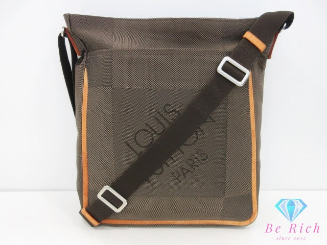 ルイ ヴィトン LOUIS VUITTON ショルダーバッグ ダミエ ジェアン コンパニョン M93045 茶 ブラウン キャンバス レザー ロゴ クロスボディ 肩掛け 鞄 【中古】【送料無料】 bk10237