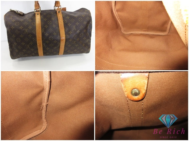 ルイ ヴィトン LOUIS VUITTON 2way ボストンバッグ モノグラム キーポル バンドリエール 45 ストラップ なし M41418 LV ロゴ ハンドバッグ トラベル 旅行 鞄 【中古】【送料無料】 bk10244