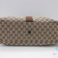 グッチ GUCCI トートバッグ 90481 GG ブラウン 茶 キャンバス レザー ロゴ ハンドバッグ ショルダーバッグ 鞄 【中古】【送料無料】 bk10249