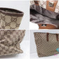 グッチ GUCCI トートバッグ 90481 GG ブラウン 茶 キャンバス レザー ロゴ ハンドバッグ ショルダーバッグ 鞄 【中古】【送料無料】 bk10249