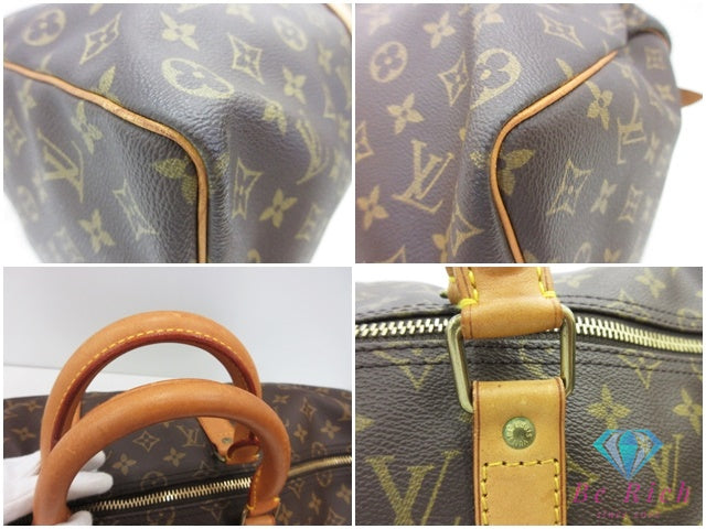 ルイ ヴィトン LOUIS VUITTON ボストンバッグ モノグラム キーポル 50 M41426 ブラウン 茶 PVC レザー ロゴ ハンドバッグ トラベル 旅行 鞄 【中古】【送料無料】 bk10256