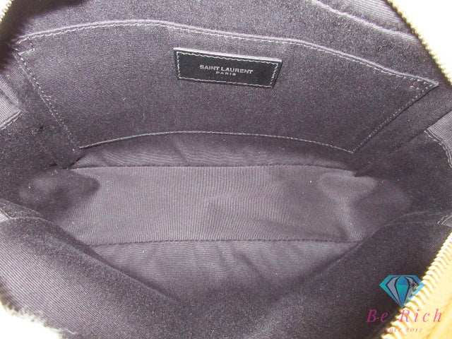 サン ローラン SAINT LAURENT ルー ショルダーバッグ 470299 ベージュ カメラバッグ YSL ロゴ ポシェット  肩掛け 鞄 【中古】【送料無料】 bk10261