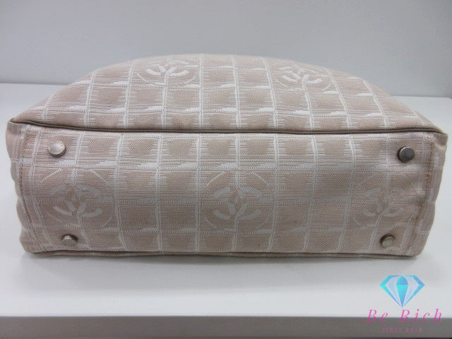 シャネル CHANEL ニュー トラベルライン トート GM A15825 ベージュ ココマーク CC ロゴ ショルダーバッグ 肩掛け 鞄 【中古】【送料無料】bk10262