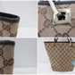 グッチ GUCCI ハンドバッグ トートバッグ 002.1099 ベージュ 茶 ブラウン GG キャンバス レザー ロゴ 鞄  【中古】【送料無料】 bk10270