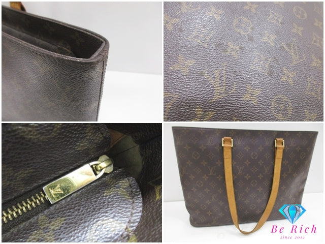 ルイ ヴィトン LOUIS VUITTON トートバッグ モノグラム ルコ M51155 茶 ブラウン PVC レザー ロゴ ショルダーバッグ ハンドバッグ 肩掛け 鞄 【中古】【送料無料】 bk10272