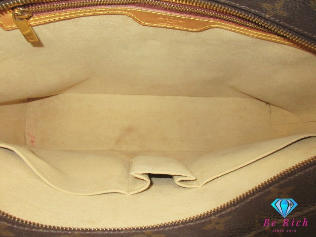 ルイ ヴィトン LOUIS VUITTON トートバッグ モノグラム ルコ M51155 茶 ブラウン PVC レザー ロゴ ショルダーバッグ ハンドバッグ 肩掛け 鞄 【中古】【送料無料】 bk10272