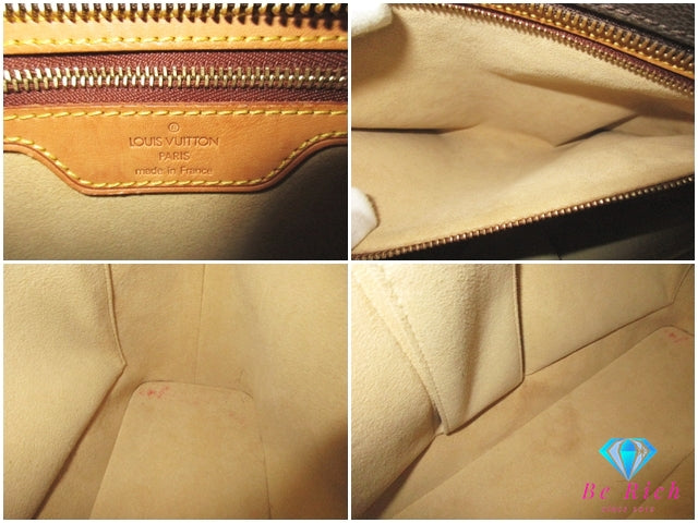 ルイ ヴィトン LOUIS VUITTON トートバッグ モノグラム ルコ M51155 茶 ブラウン PVC レザー ロゴ ショルダーバッグ ハンドバッグ 肩掛け 鞄 【中古】【送料無料】 bk10272