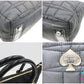 ケイトスペード kate spade 2way ハンドバッグ ショルダーバッグ PXRU3005 ブラック 黒 キルティング ナイロン レザー ロゴ トートバッグ クロスボディ 斜め掛け 肩掛け 鞄 【中古】【送料無料】 bk10289