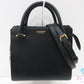 バーバリー BURBERRY 2way ハンドバッグ ショルダーバッグ 80840241 黒 ブラック マルチカラー キャンバス レザー ロゴ 【中古】【送料無料】 bk10293