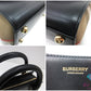 バーバリー BURBERRY 2way ハンドバッグ ショルダーバッグ 80840241 黒 ブラック マルチカラー キャンバス レザー ロゴ 【中古】【送料無料】 bk10293