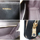 バーバリー BURBERRY 2way ハンドバッグ ショルダーバッグ 80840241 黒 ブラック マルチカラー キャンバス レザー ロゴ 【中古】【送料無料】 bk10293