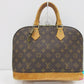 ルイ ヴィトン LOUIS VUITTON ハンドバッグ モノグラム アルマ M51130 茶 ブラウン PVC レザー LV ロゴ ショルダーバッグ 手提げ 鞄 【中古】【送料無料】bk10305