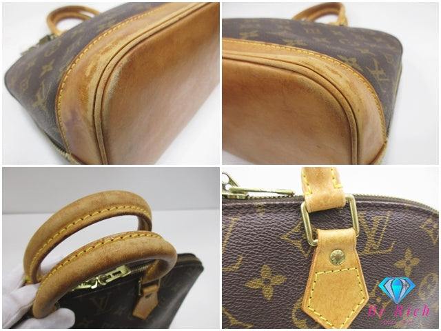 ルイ ヴィトン LOUIS VUITTON ハンドバッグ モノグラム アルマ M51130 茶 ブラウン PVC レザー LV ロゴ ショルダーバッグ 手提げ 鞄 【中古】【送料無料】bk10305