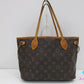 ルイ ヴィトン LOUIS VUITTON トートバッグ ネヴァーフル PM M40155 モノグラム ブラウン 茶 PVC レザー ショルダーバッグ ハンドバッグ 肩掛け 鞄  【中古】【送料無料】 bk10306