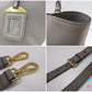 プラダ PRADA VITELLO PHENIX 2way トートバッグ 1BG865 グレージュ レザー 三角 プレート ロゴ ショルダーバッグ クロスボディ ヴィッテロ フェニックス 鞄  【中古】【送料無料】 bk10307