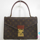 ルイ ヴィトン LOUIS VUITTON モノグラム コンコルド M51190 LV ロゴ ブラウン 茶 PVC レザー ハンドバッグ 手提げ  鞄【中古】【送料無料】bk10336