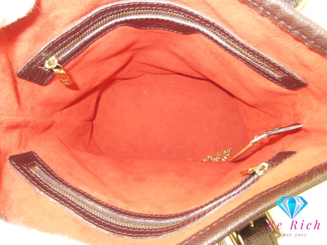ルイ ヴィトン LOUIS VUITTON トートバッグ マレ N42240 ダミエ エベヌ ブラウン 茶 PVC レザー ロゴ バケット バケツ型 ショルダーバッグ ハンドバッグ 肩掛け 鞄 【中古】【送料無料】 bk10337