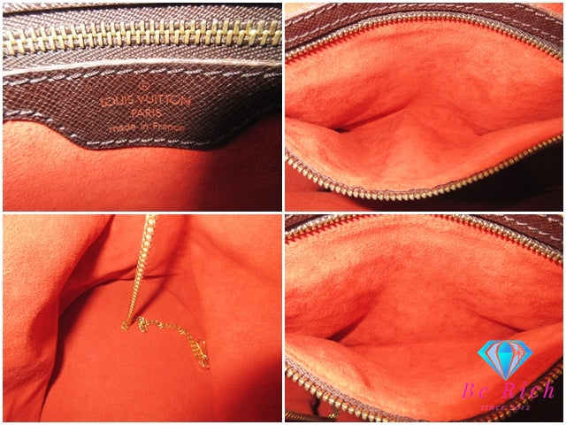 ルイ ヴィトン LOUIS VUITTON トートバッグ マレ N42240 ダミエ エベヌ ブラウン 茶 PVC レザー ロゴ バケット バケツ型 ショルダーバッグ ハンドバッグ 肩掛け 鞄 【中古】【送料無料】 bk10337