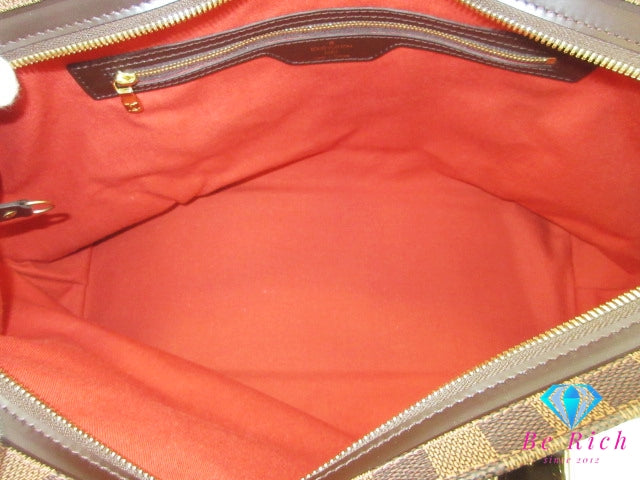 ルイ ヴィトン LOUIS VUITTON トートバッグ ショルダーバッグ ダミエ チェルシー N51119 エベヌ ブラウン 茶 PVC レザー ハンドバッグ 肩掛け バッグ 鞄 メンズ レディース 【中古】【送料無料】 bk10340