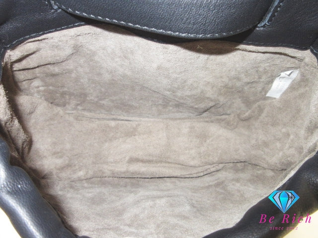 美品 ボッテガ ヴェネタ BOTTEGA VENETA  イントレチャート ウエスト ポーチ ブラック 黒 レザー ロゴ ボディバッグ ポーチ 鞄 【中古】【送料無料】 bk10342