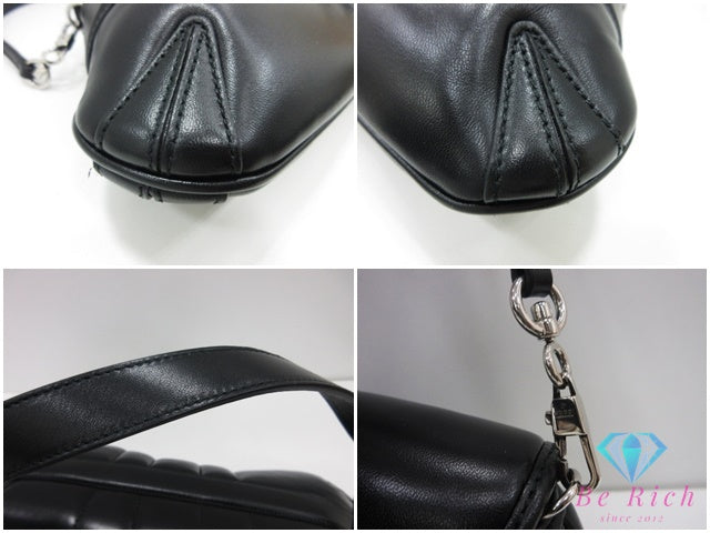 美品 グッチ GUCCI ホースビット ワン ショルダーバッグ 764255 黒 ブラック レザー ロゴ ハンドバッグ 鞄 ほぼ 未使用 【中古】【送料無料】bk10349