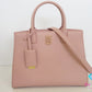 美品 バーバリー BURBERRY 2way ハンドバッグ ショルダーバッグ ミニ フランシス バッグ 8072513 ダスキー ピンク グレイン レザー ロゴ トートバッグ クロスボディ 斜め掛け Mini Frances 【中古】【送料無料】 bk10351