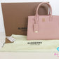 美品 バーバリー BURBERRY 2way ハンドバッグ ショルダーバッグ ミニ フランシス バッグ 8072513 ダスキー ピンク グレイン レザー ロゴ トートバッグ クロスボディ 斜め掛け Mini Frances 【中古】【送料無料】 bk10351
