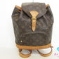 ルイ ヴィトン LOUIS VUITTON バックパック リュック モノグラム モンスリ M51136 LV ロゴ ショルダーバッグ 鞄 ブラウン 茶 デイパック 【中古】【送料無料】 bk10356