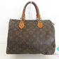 ルイ ヴィトン LOUIS VUITTON ハンドバッグ モノグラム スピーディ 30 M41526 LV ロゴ PVC レザー 茶 ブラウン ショルダーバッグ ミニ ボストン 【中古】【送料無料】bk10357