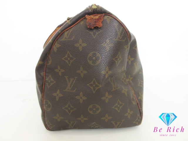 ルイ ヴィトン LOUIS VUITTON ハンドバッグ モノグラム スピーディ 30 M41526 LV ロゴ PVC レザー 茶 ブラウン ショルダーバッグ ミニ ボストン 【中古】【送料無料】bk10357