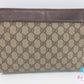 グッチ GUCCI クラッチバッグ 97.01.037  GG スプリーム 茶 ブラウン PVC レザー  セカンドバッグ ビジネスバッグ【中古】【送料無料】 bk10362