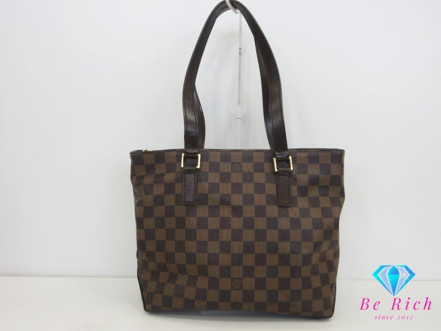 ルイ ヴィトン LOUIS VUITTON トートバッグ カバ ピアノ N51187 ダミエ エベヌ ブラウン 茶 PVC レザー ロゴ ショルダーバッグ 鞄 【中古】【送料無料】 bk10366