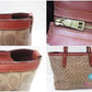 コーチ COACH F36658 シグネチャー セントラル トート ウィズ ジップ 茶 ブラウン ロゴ ショルダーバッグ 手提げ 肩掛け 鞄 【中古】【送料無料】 bk10373