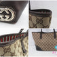 グッチ トートバッグ 169946 GG 茶 ブラウン ベージュ キャンバス レザー ハンドバッグ ショルダーバッグ GUCCI 【中古】【送料無料】 bk10375