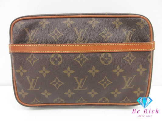 ルイ ヴィトン LOUIS VUITTON モノグラム コンピエーニュ 23 M51847 LV ロゴ セカンドバッグ クラッチバッグ ポーチ ハンドバッグ 手持ち 鞄 【中古】【送料無料】 bk10380