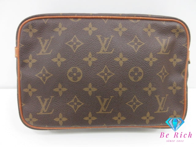 ルイ ヴィトン LOUIS VUITTON モノグラム コンピエーニュ 23 M51847 LV ロゴ セカンドバッグ クラッチバッグ ポーチ ハンドバッグ 手持ち 鞄 【中古】【送料無料】 bk10380