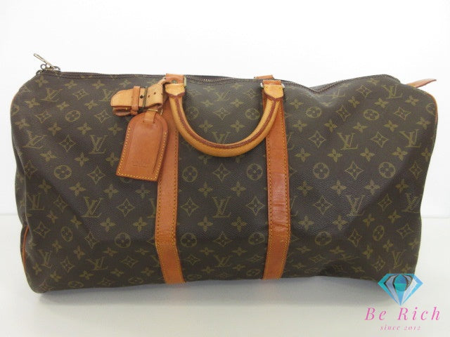 ルイ ヴィトン LOUIS VUITTON モノグラム キーポル 55 M41424 LV ロゴ ボストンバッグ ハンドバッグ トラベル 旅行 鞄 【中古】【送料無料】bk10384
