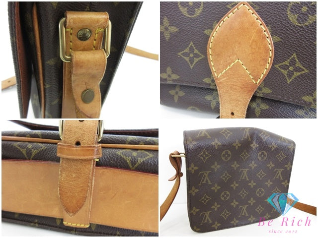 ルイ ヴィトン LOUIS VUITTON モノグラム カルトシエール M51253 LV ロゴ ショルダーバッグ ポシェット 肩掛け 斜め掛け 鞄 【中古】【送料無料】 bk10385