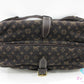 ルイ ヴィトン LOUIS VUITTON ショルダーバッグ モノグラム ミニ ラン ソミュール M95227 エベヌ ロゴ ダブル フラップ 肩掛け 斜め掛け 鞄 【中古】【送料無料】 bk10414