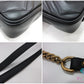 グッチ GUCCI GG マーモント ミニ カメラバッグ ショルダーバッグ 448065 黒 ブラック レザー ロゴ チェーン ポシェット ハンドバッグ 肩掛け 鞄 【中古】【送料無料】bk10416